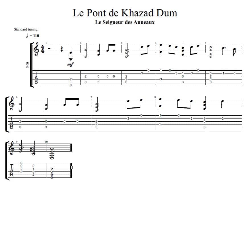 Le Seigneur des Anneaux - Le Pont de Khazad Dum