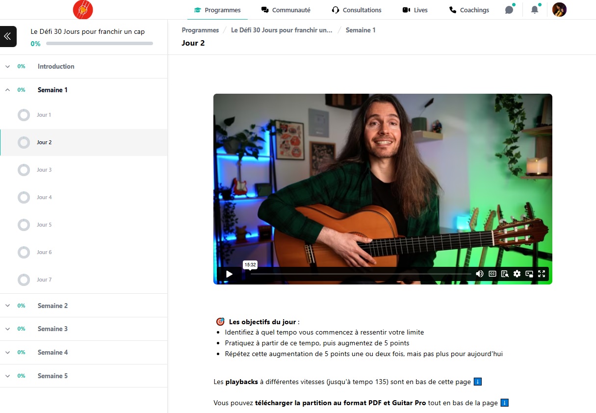 Défi 30 jours La Guitare avec Alexandre 25 Défi 30 jours La Guitare avec Alexandre 25